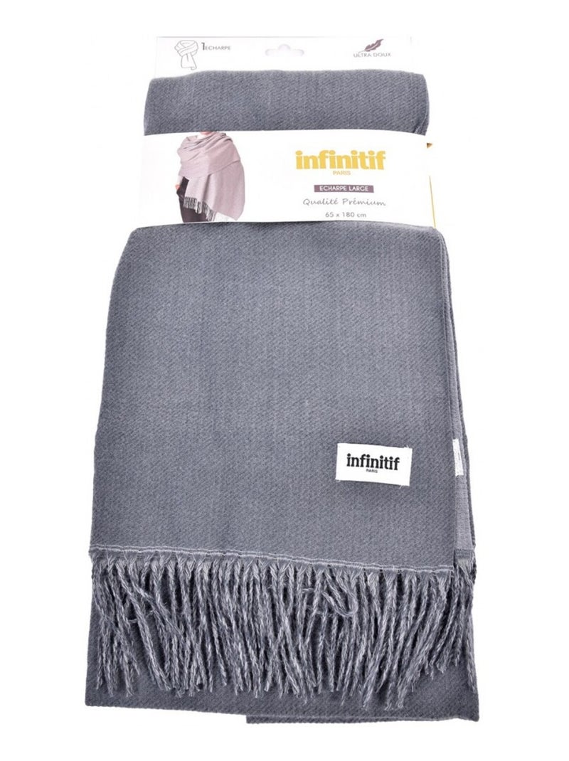 Sciarpa Donna INFINITIF 60X180CM Grigio - Kiabi