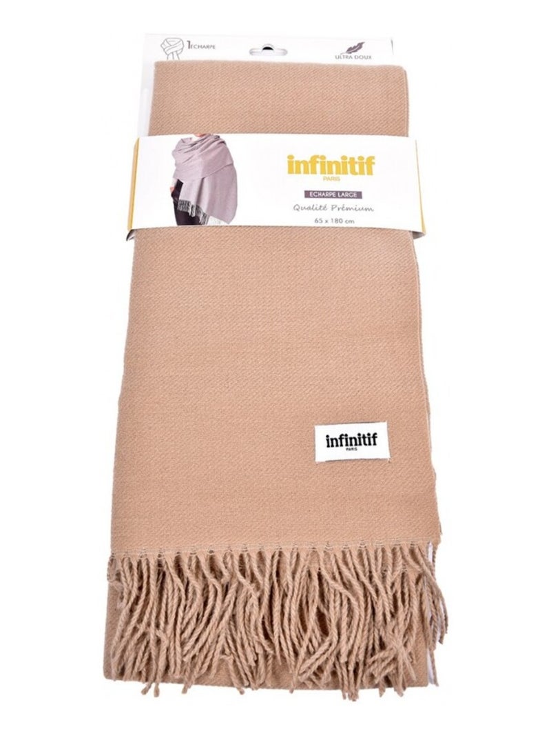 Sciarpa Donna INFINITIF 60X180CM Tortora - Kiabi