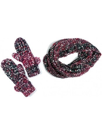 Sciarpa e Guanti Donna Confezione da 2