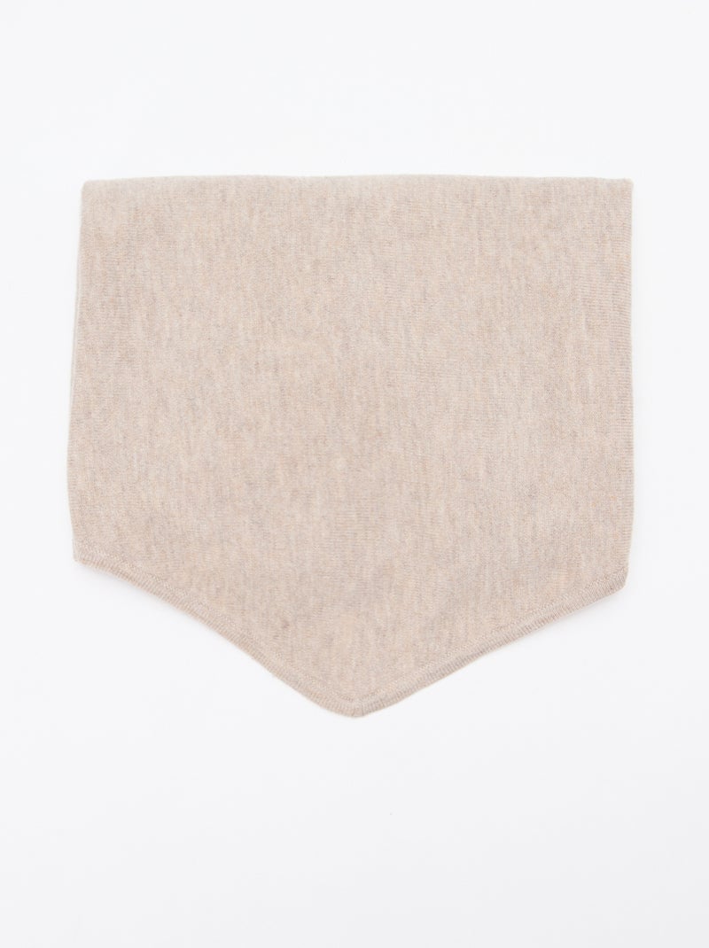 Sciarpa foulard triangolare da annodare Beige - Kiabi