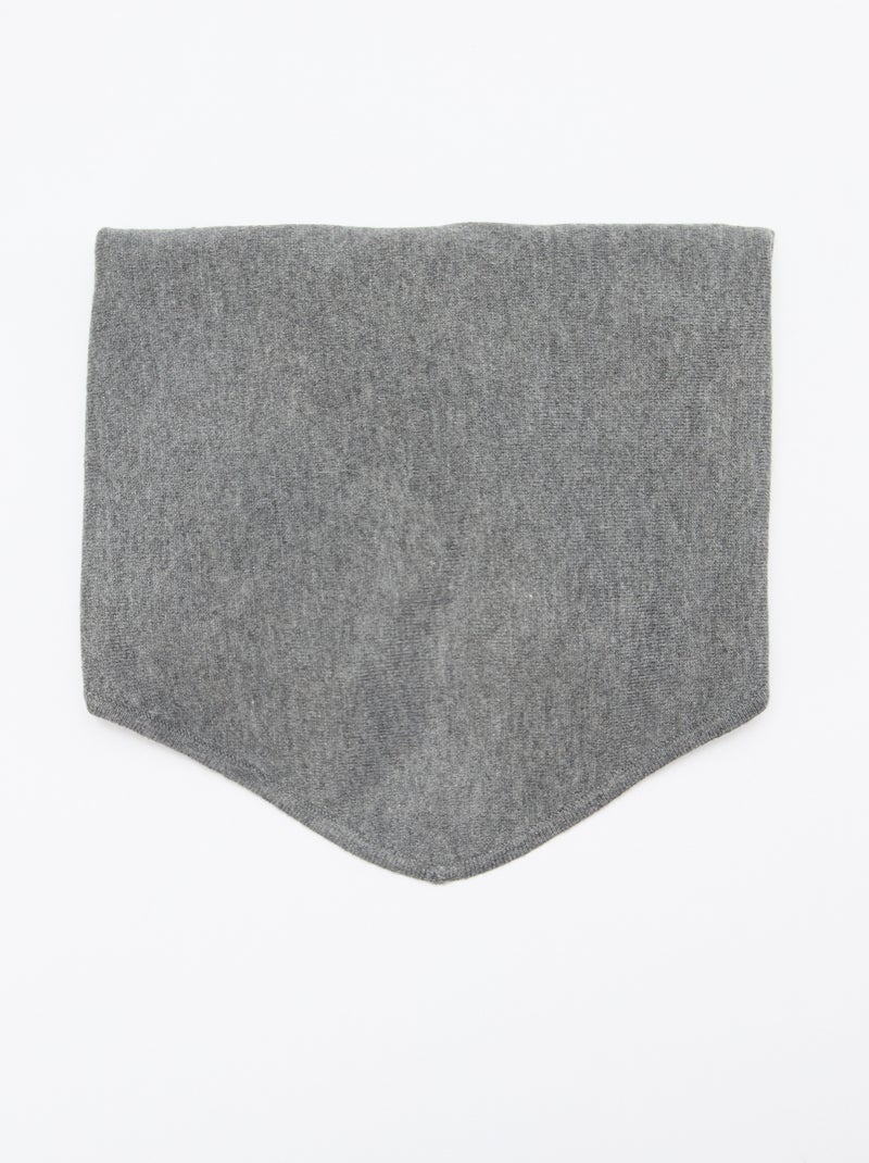 Sciarpa foulard triangolare da annodare Grigio - Kiabi