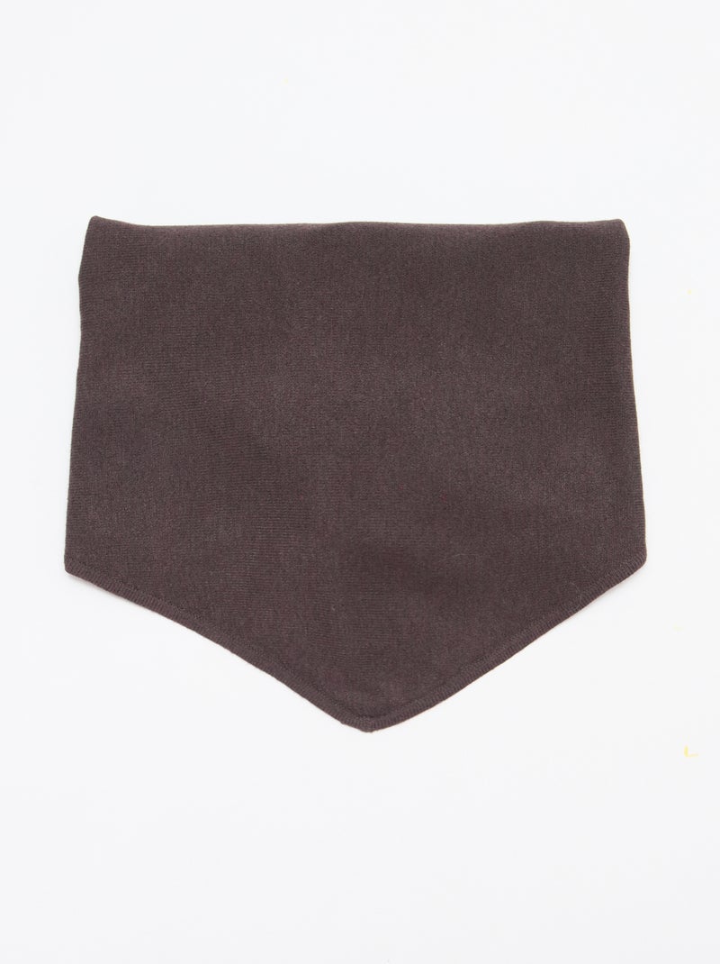 Sciarpa foulard triangolare da annodare Marrone - Kiabi
