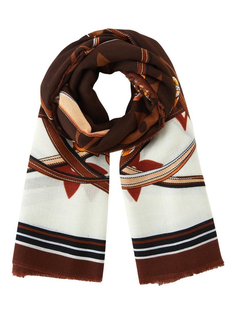 Sciarpa French Marrone cioccolato - Kiabi