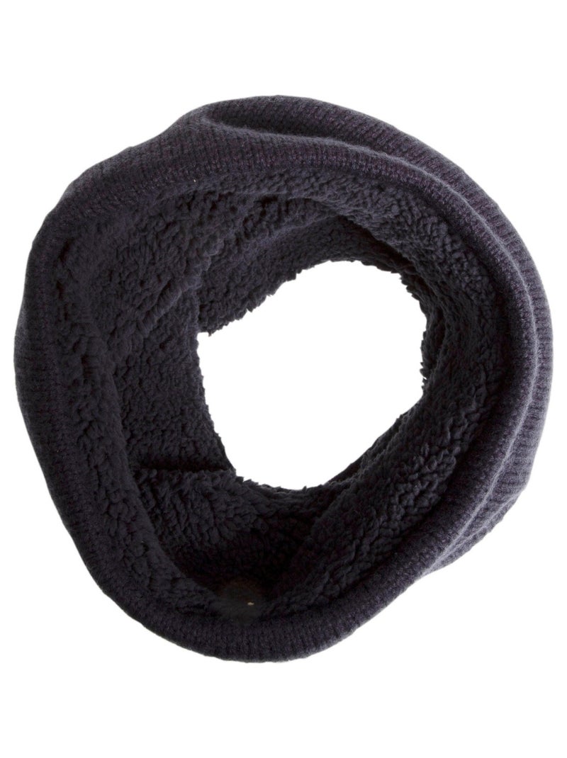 Sciarpa Girocollo caldo, foderato in finta pelliccia unisex bambino Isotoner Blu marino - Kiabi