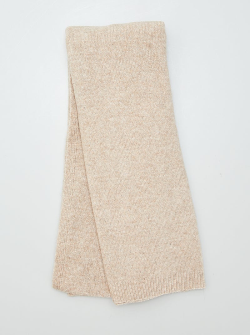 Sciarpa grande in maglia MARRONE - Kiabi