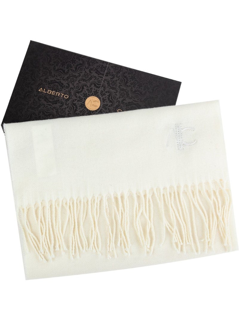 Sciarpa in cashmere avorio Dolce Caldo Bianco - Kiabi