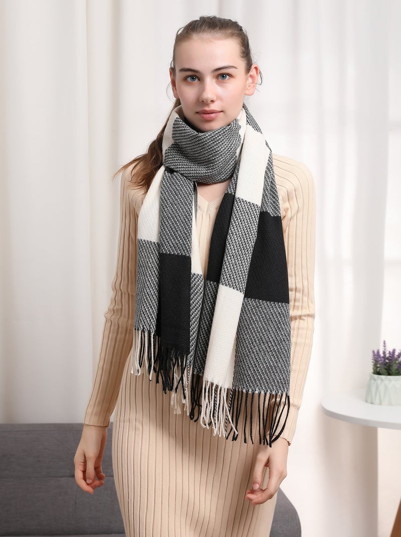 Sciarpa in cashmere Bigcase Nero - Kiabi
