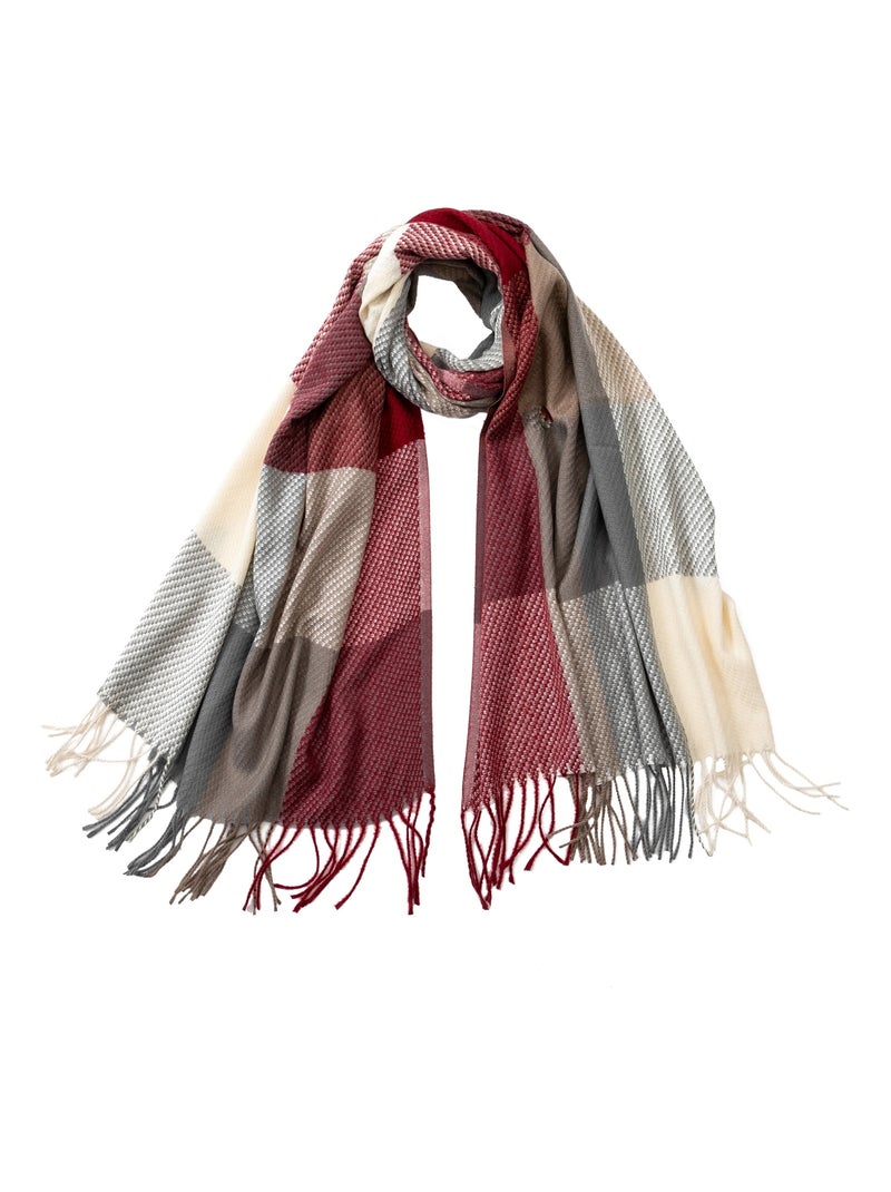 Sciarpa in cashmere Bigcase Rosso - Kiabi