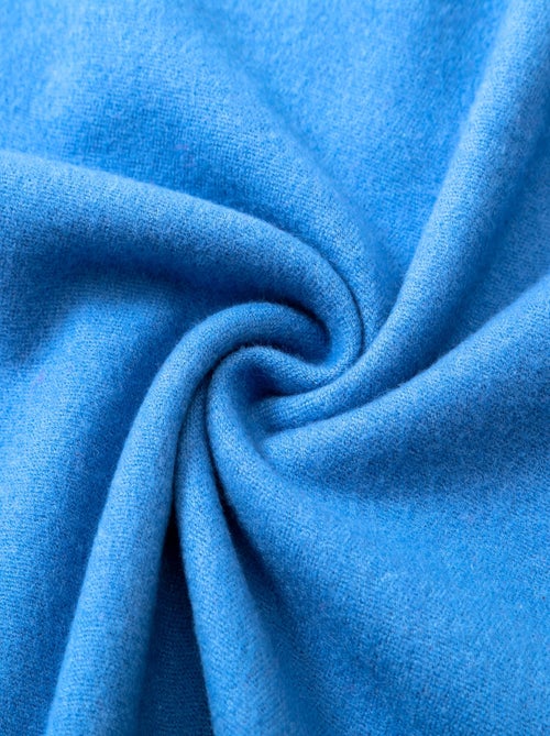 Sciarpa in cashmere blu double-face - Kiabi Sciarpa in cashmere blu double-face - Kiabi