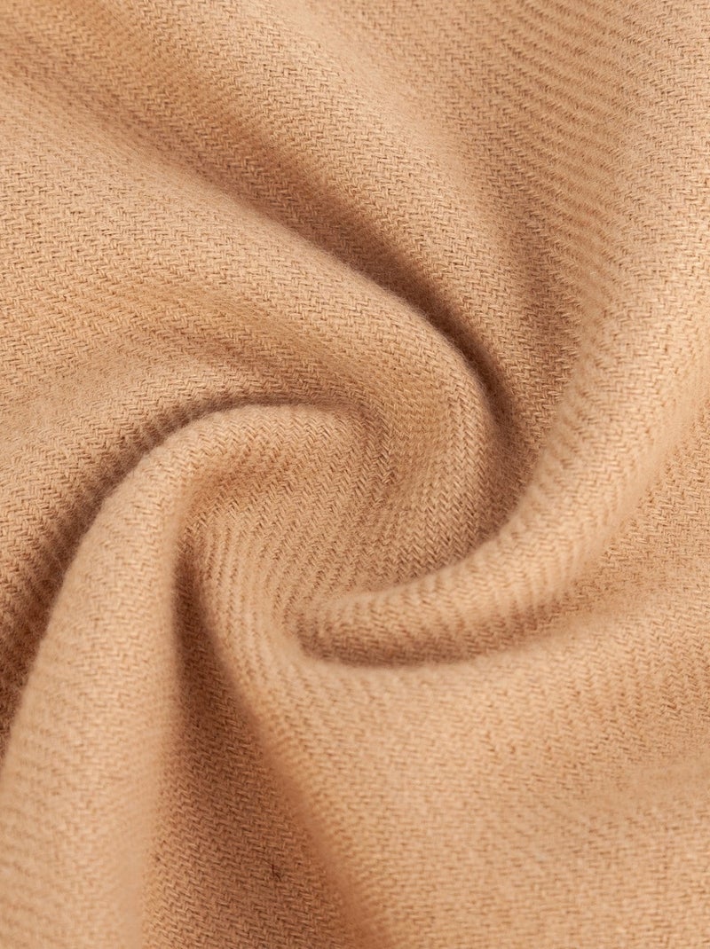 Sciarpa in cashmere caffè Dolce Caldo Marrone - Kiabi