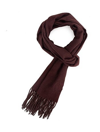 Sciarpa in cashmere color cioccolato Dolce Caldo