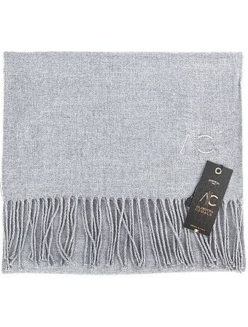 Sciarpa in cashmere grigio chiaro Dolce Caldo