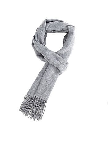 Sciarpa in cashmere grigio chiaro Dolce Caldo