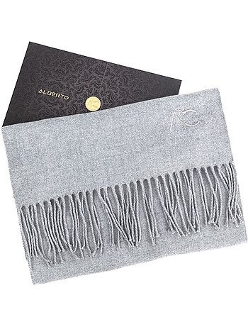 Sciarpa in cashmere grigio chiaro Dolce Caldo
