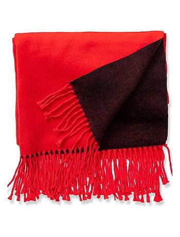 Sciarpa in cashmere rosso double face