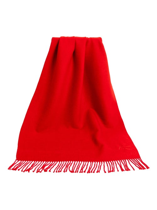 Sciarpa in cashmere rosso double face - Kiabi