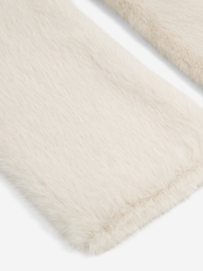 Sciarpa in finta pelliccia Beige - Kiabi