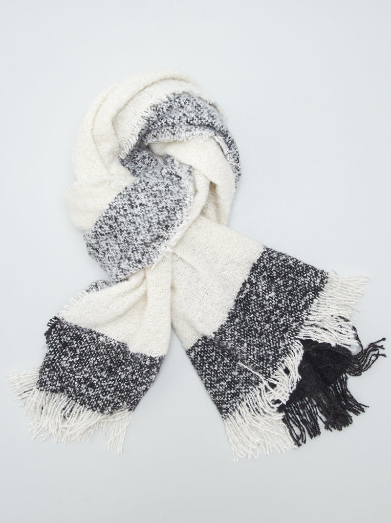 Sciarpa in maglia bouclé BIANCO - Kiabi