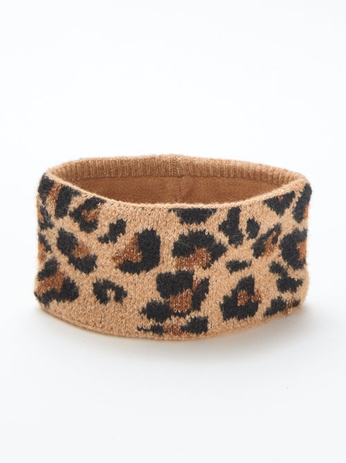 Sciarpa in maglia leopardata - Kiabi