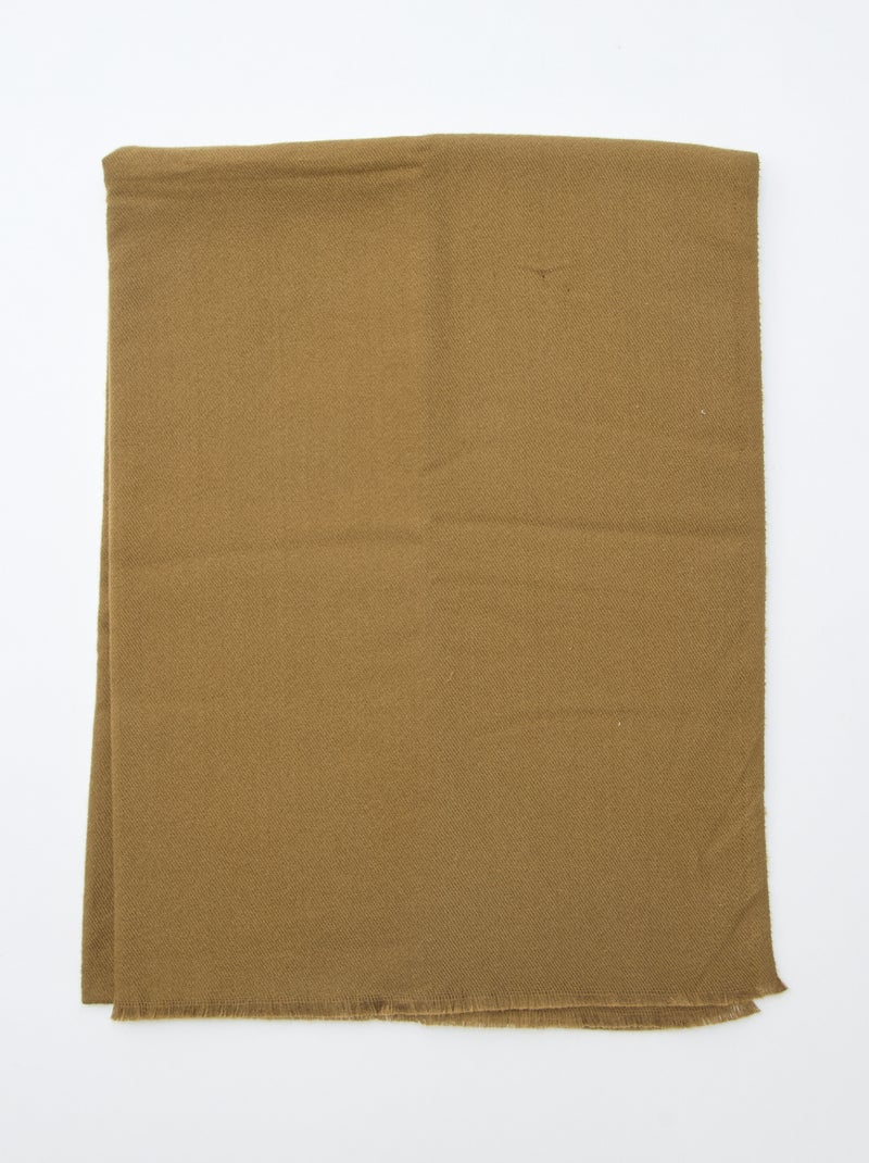 Sciarpa in maglia morbida e calda - Kaki - Kiabi