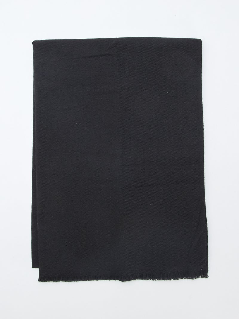 Sciarpa in maglia morbida e calda - nero - Kiabi