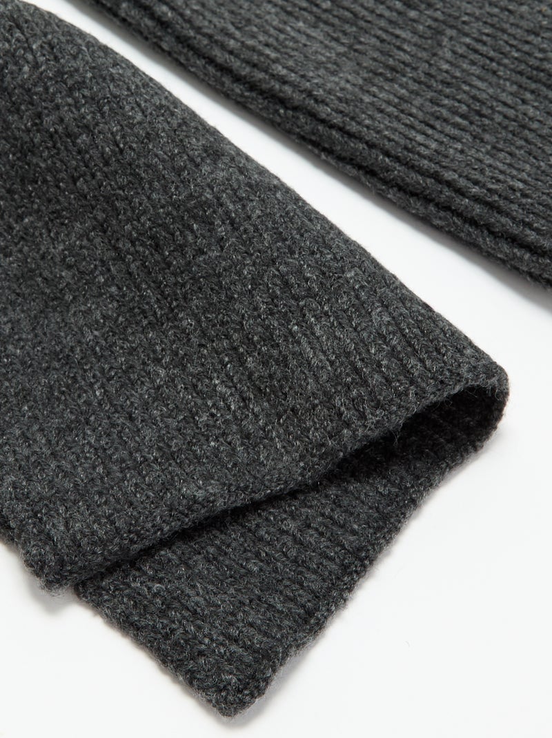 Sciarpa in maglia Nero - Kiabi