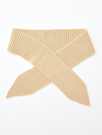 Sciarpa in maglia pesante formato foulard