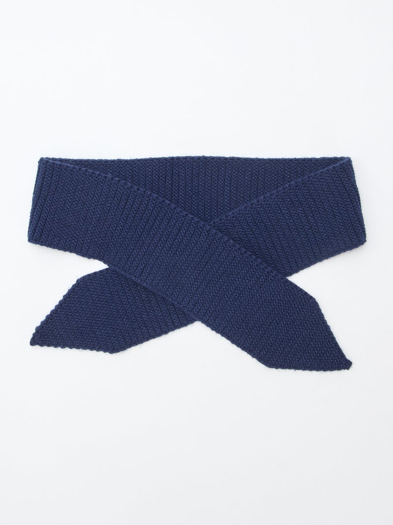 Sciarpa in maglia pesante formato foulard Blu - Kiabi