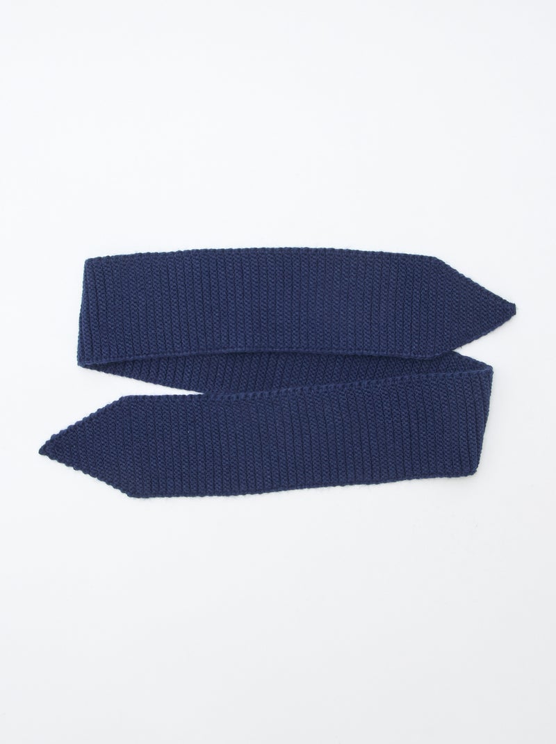 Sciarpa in maglia pesante formato foulard Blu - Kiabi
