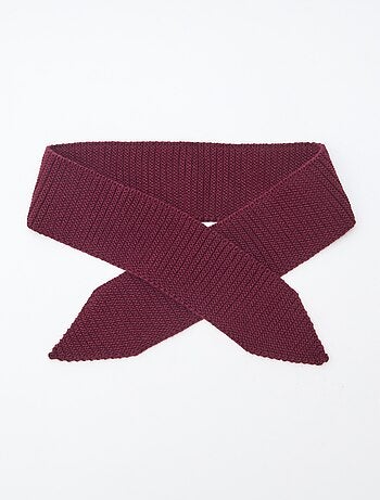 Sciarpa in maglia pesante formato foulard