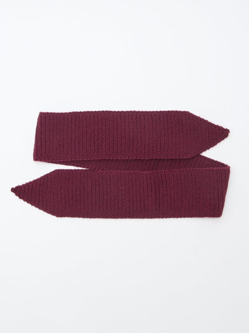 Sciarpa in maglia pesante formato foulard Rosso - Kiabi