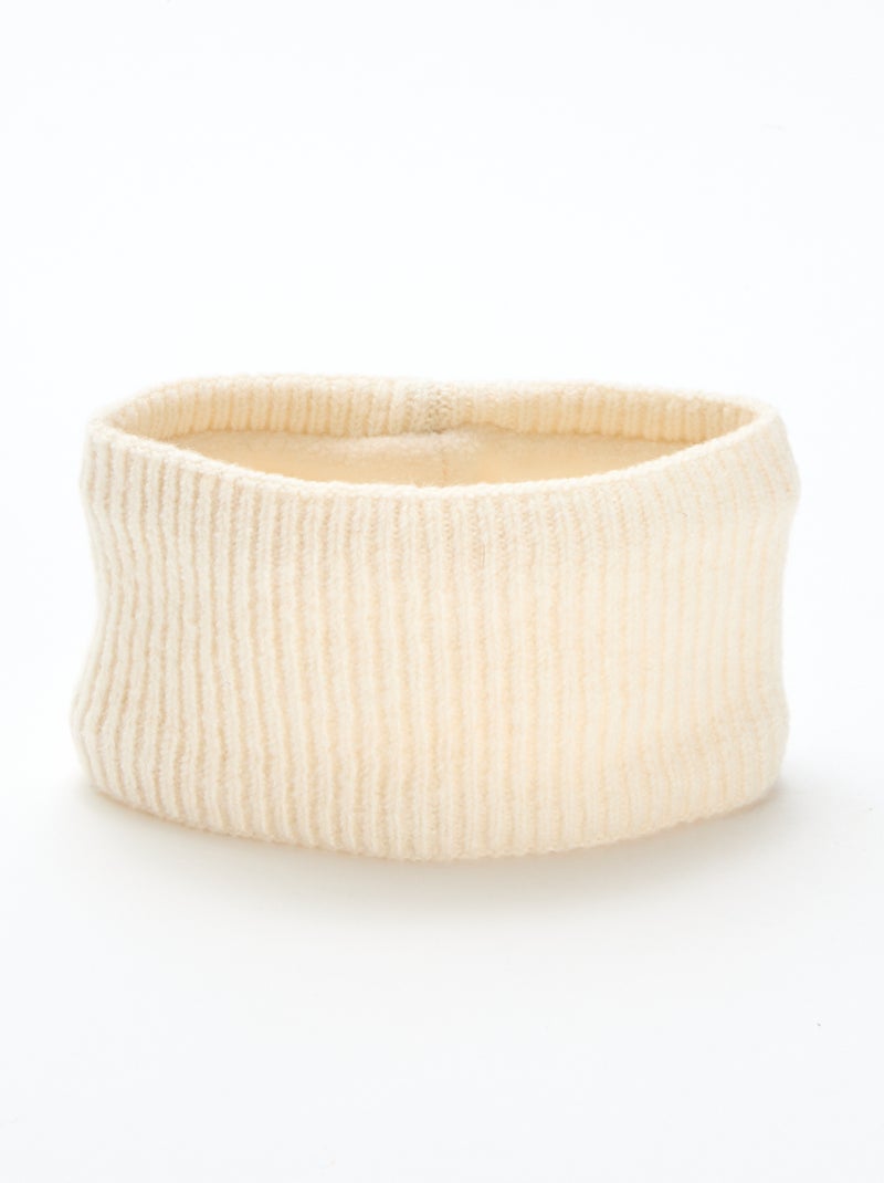 Sciarpa in maglia tinta unita Beige - Kiabi