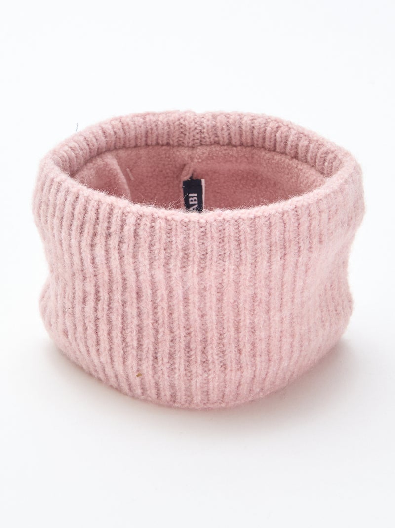 Sciarpa in maglia tinta unita Rosa - Kiabi