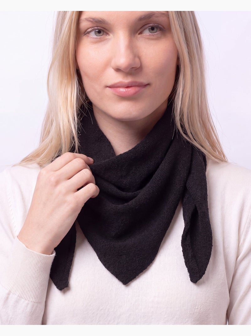 Sciarpa morbidissima, calda, molto confortevole, 125x49 cm donna Nero - Kiabi