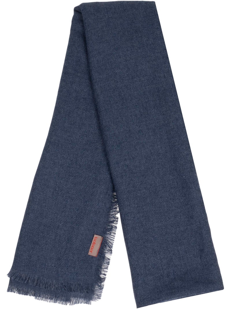 Sciarpa morbidissima, calda, molto confortevole, 50x200 cm unisex adulto Blu Blu - Kiabi
