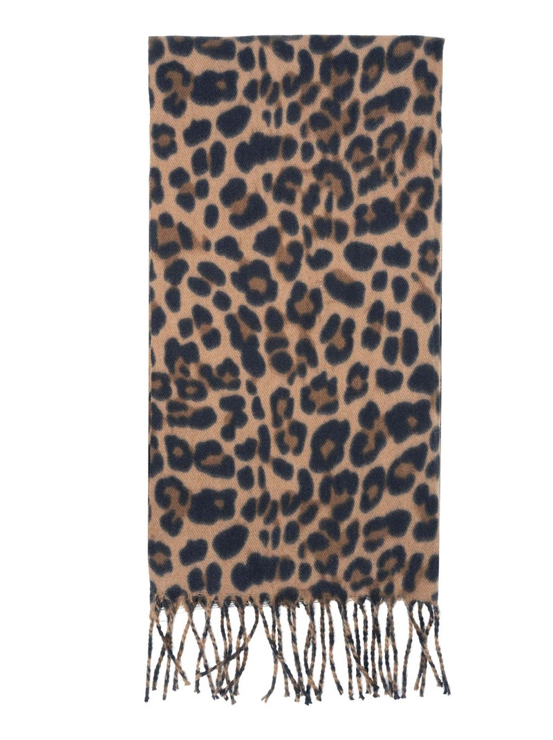 Sciarpa morbidissimo, caldo, molto confortevole, 50x200 cm donna Isotoner Nero Marrone - Kiabi