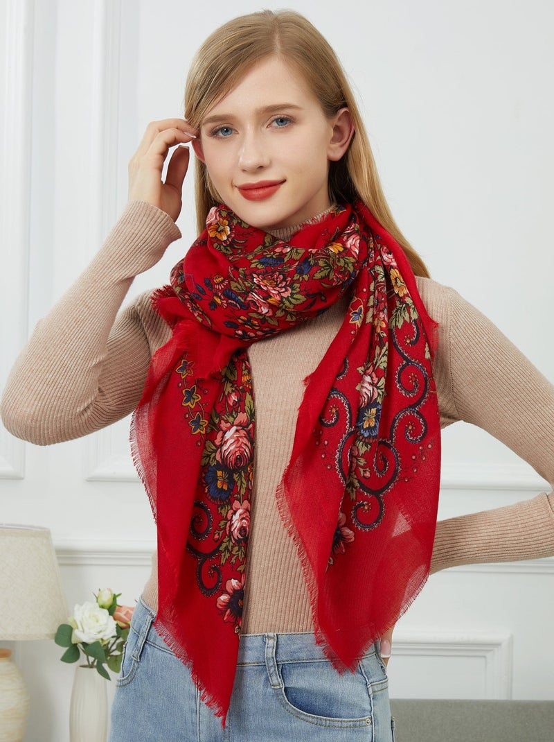 Sciarpa Natura Rosso - Kiabi