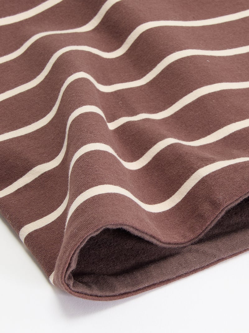 Sciarpa reversibile da infilare Marrone - Kiabi