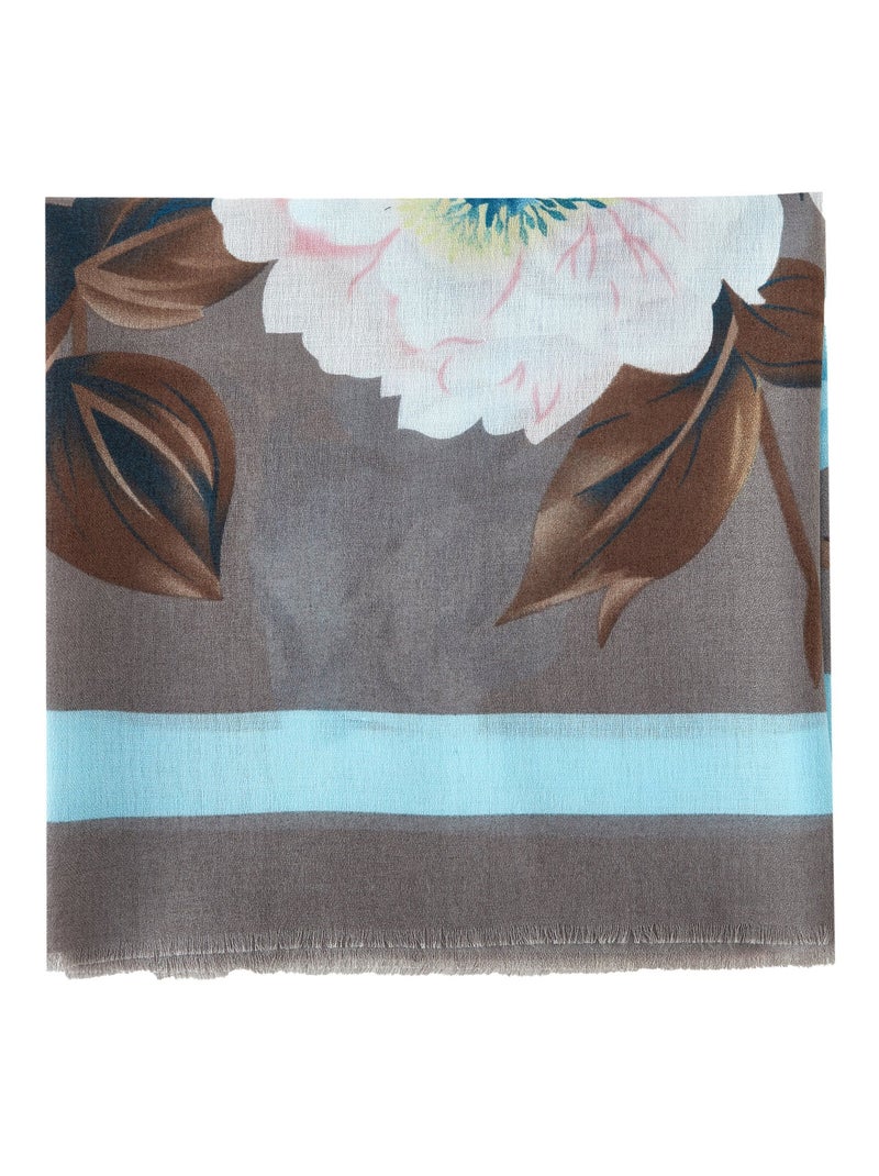 Sciarpa Roses Grigio - Kiabi