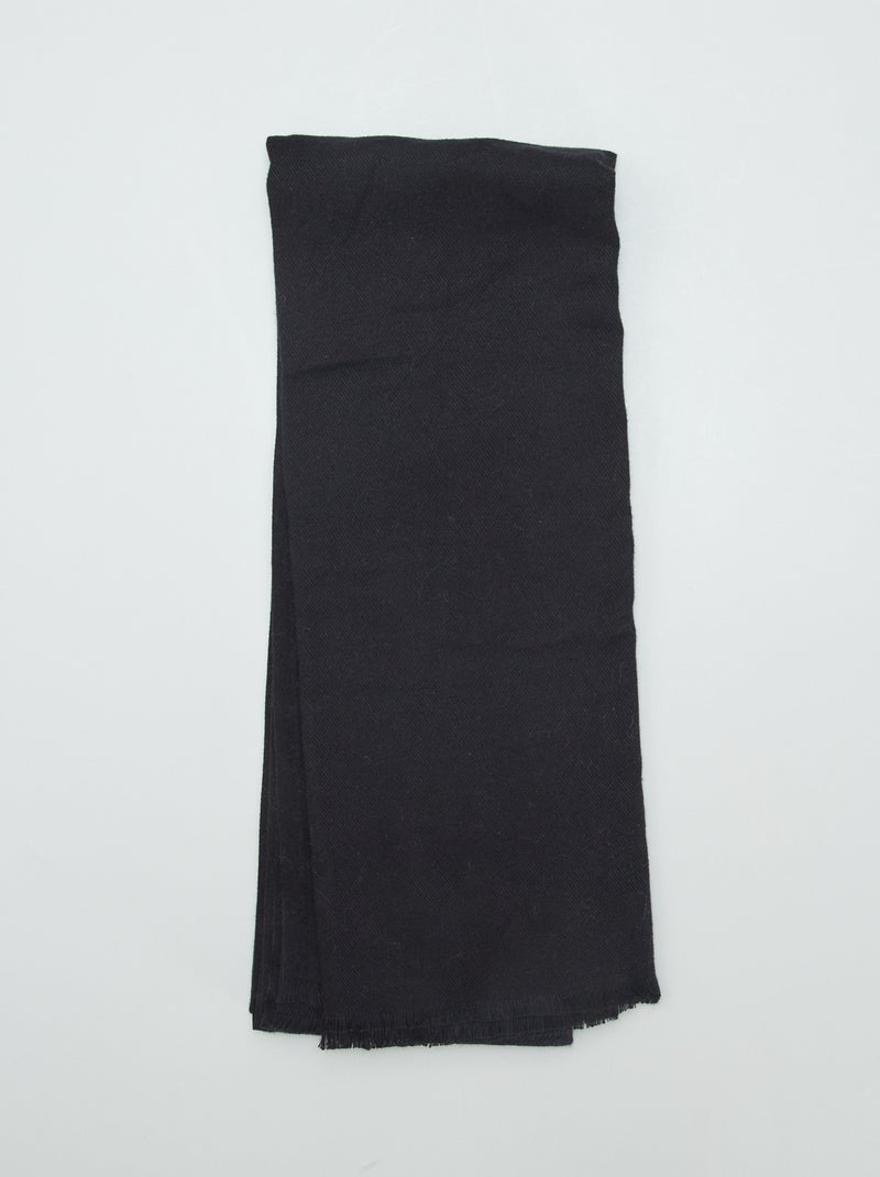 Sciarpa tinta unita NERO - Kiabi