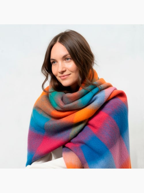 Sciarpa tipo plaid, morbidissimo, caldo, molto confortevole donna isotoner - Kiabi