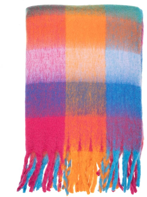 Sciarpa tipo plaid, morbidissimo, caldo, molto confortevole donna isotoner - Kiabi