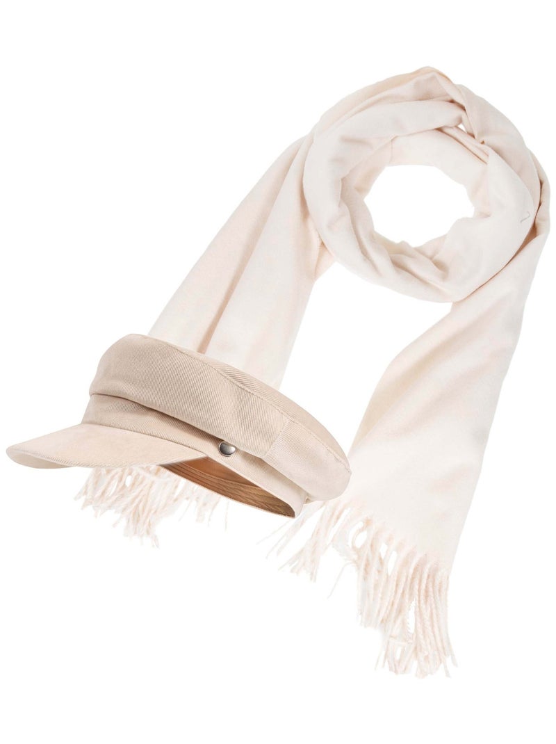 Sciarpa tipo plaid, morbidissimo donna Isotoner Beige - Kiabi