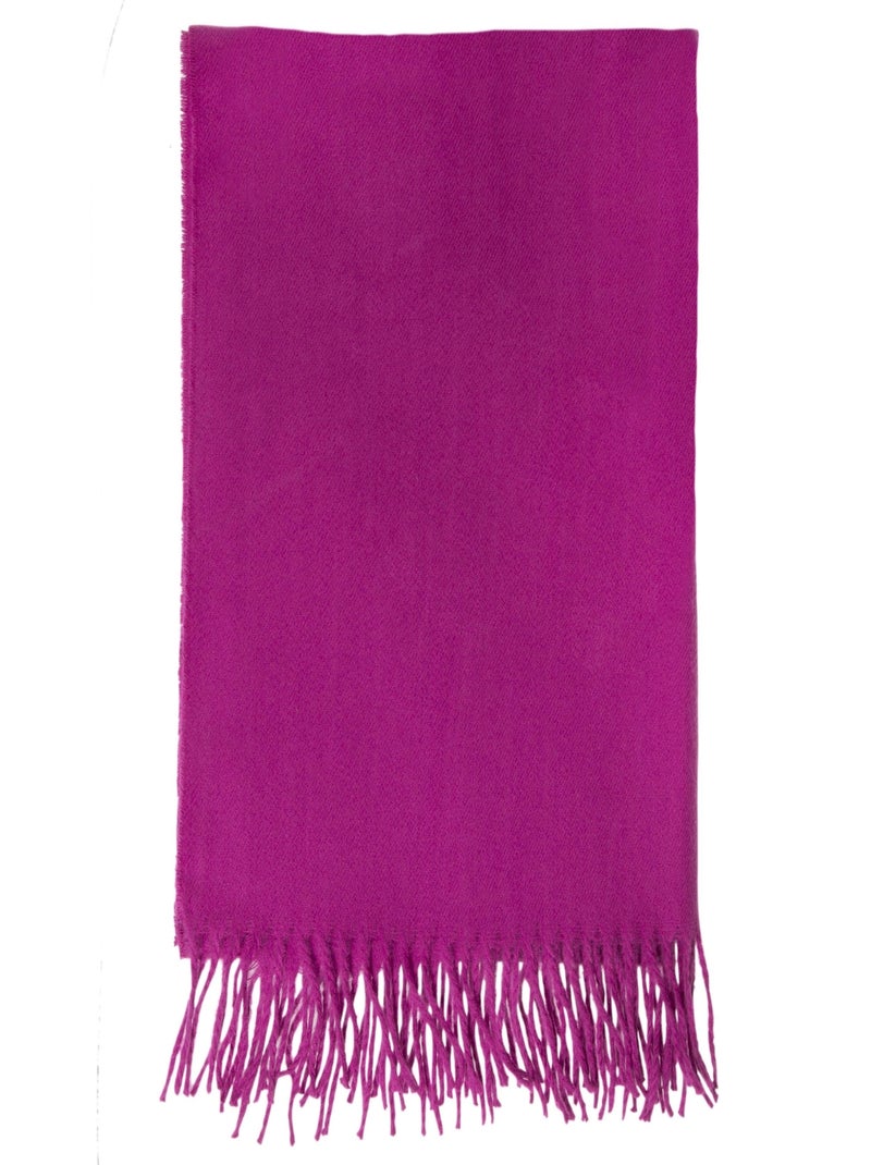 Sciarpa tipo plaid, morbidissimo donna Isotoner Rosa fucsia - Kiabi