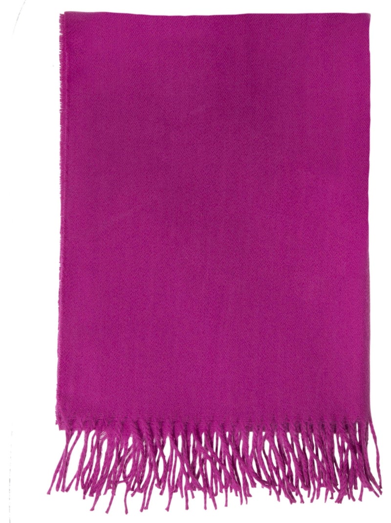Sciarpa tipo plaid, morbidissimo donna Rosa fucsia - Kiabi