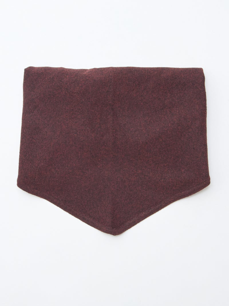 Sciarpa triangolare a maglia Rosso - Kiabi