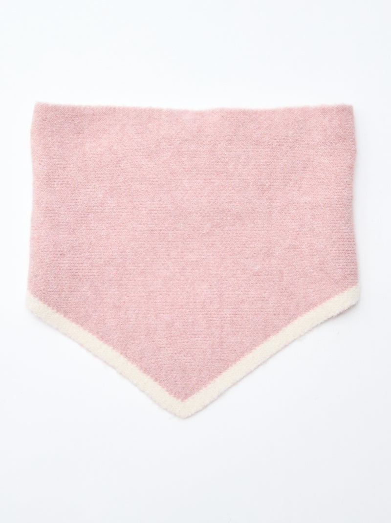 Sciarpa triangolare tinta unita Rosa - Kiabi