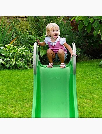 Scivolo da giardino per bambini con scala stabile per esterno – HyperMotion