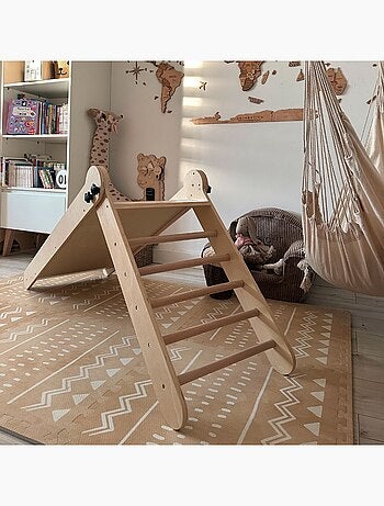 Scivolo per bambini in legno pieghevole interno Mamabrum