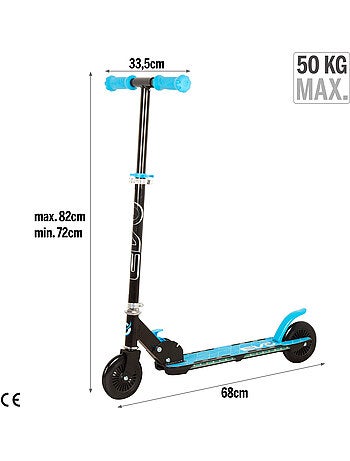Scooter 2 ruote luci multicolore evo